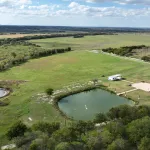 Aerial view of the event space