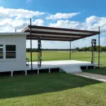 The stage at Luna Gardens